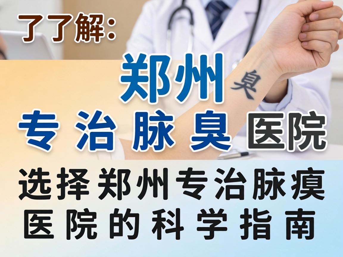了解郑州专治腋臭医院，选择郑州专治腋臭医院的科学指南