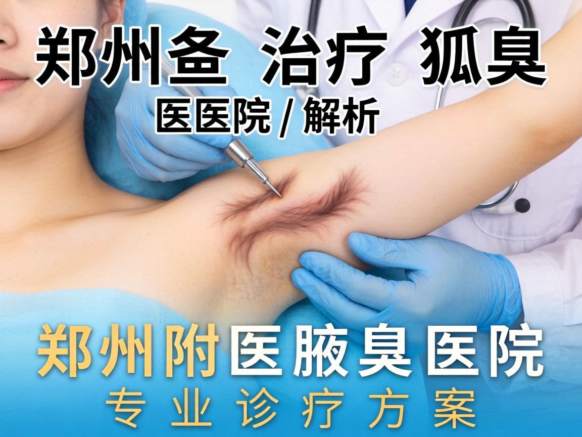 郑州治疗狐臭医院解析，郑州附医腋臭医院专业诊疗方案