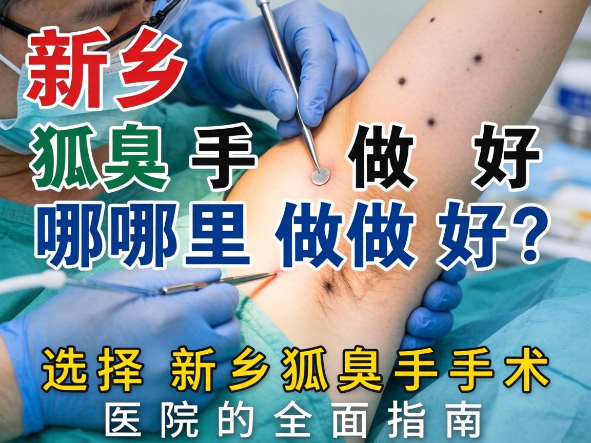 新乡狐臭手术哪里做好？选择新乡狐臭手术医院的全面指南