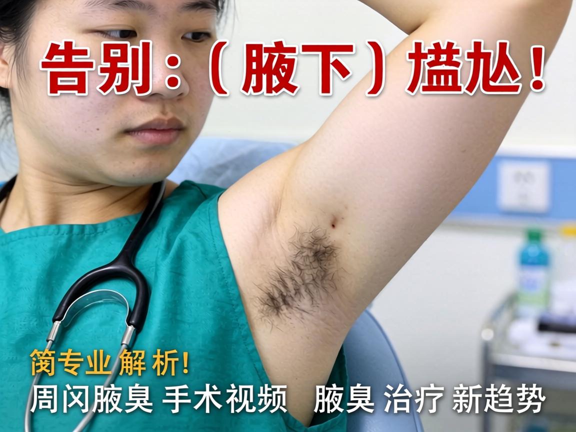 告别腋下尴尬，专业解析周口腋臭手术视频中的腋臭治疗新趋势