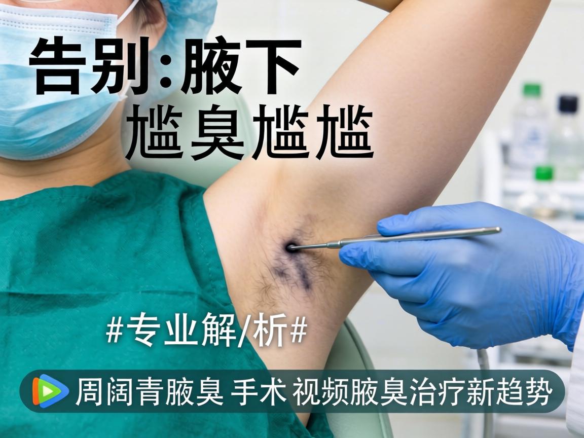 告别腋下尴尬，专业解析周口腋臭手术视频中的腋臭治疗新趋势