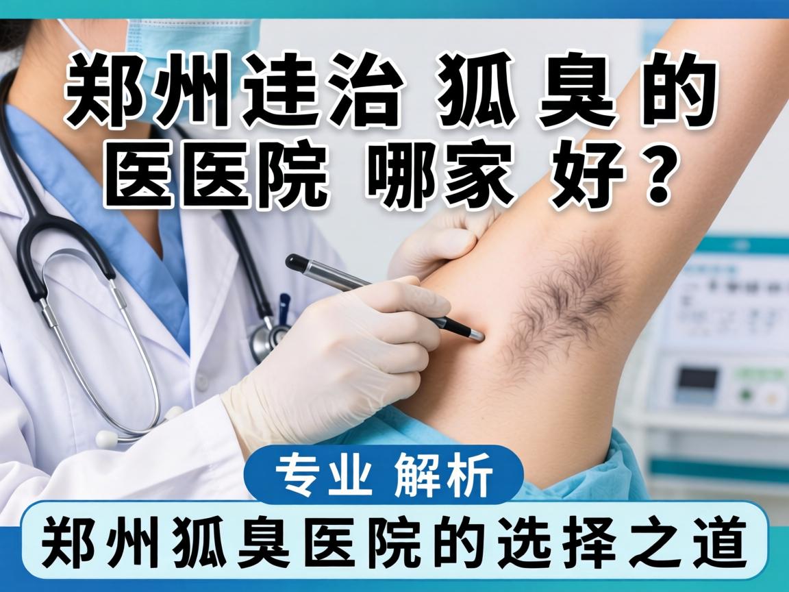 郑州治狐臭的医院哪家好？专业解析郑州狐臭医院的选择之道