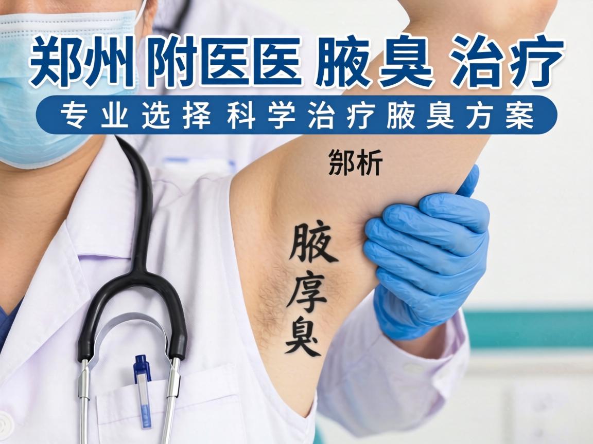郑州附医腋臭医院解析腋臭治疗 专业选择科学治疗腋臭方案