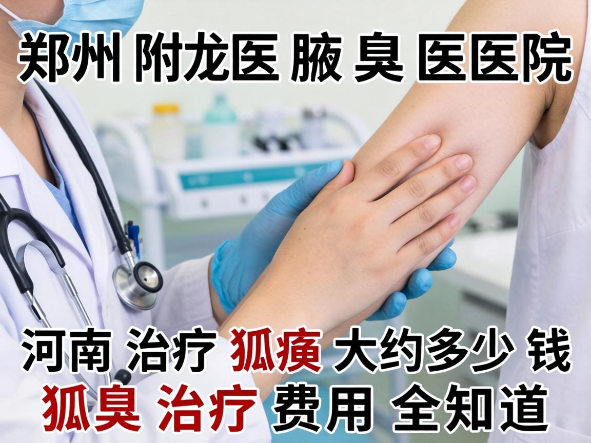 郑州附医腋臭医院解析，河南治疗狐臭大约多少钱，狐臭治疗费用全知道
