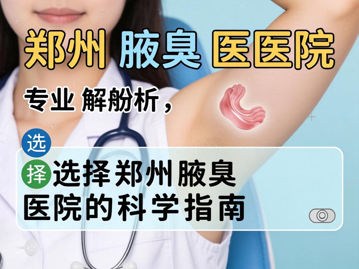 郑州腋臭医院专业解析，选择郑州腋臭医院的科学指南
