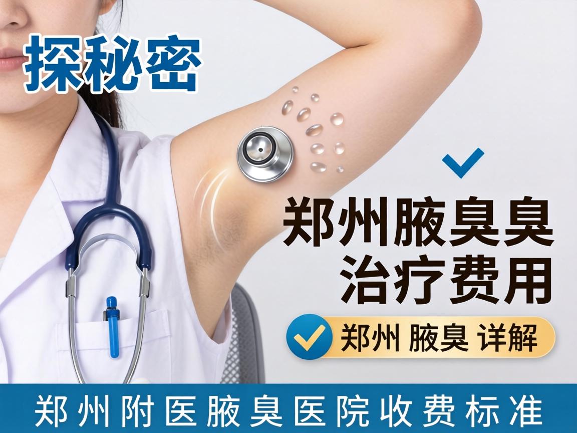 探秘郑州腋臭治疗费用，详解郑州附医腋臭医院收费标准