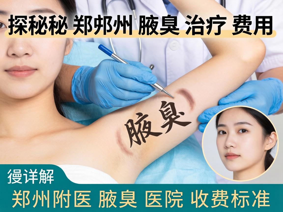 探秘郑州腋臭治疗费用，详解郑州附医腋臭医院收费标准