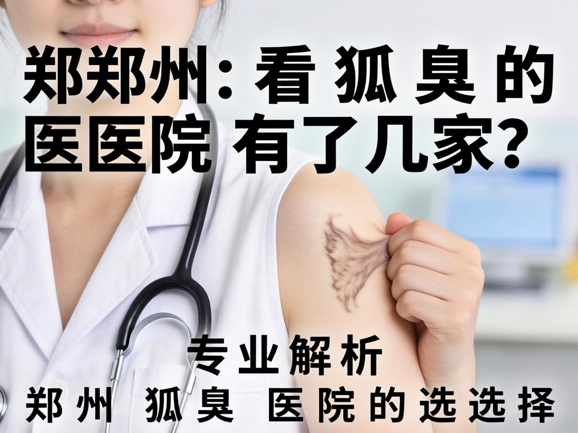 郑州看狐臭的医院有几家？专业解析郑州狐臭医院的选择
