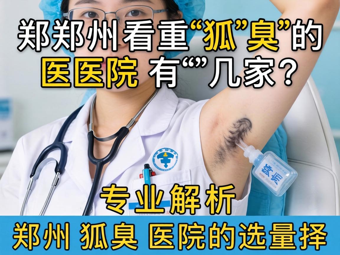 郑州看狐臭的医院有几家？专业解析郑州狐臭医院的选择