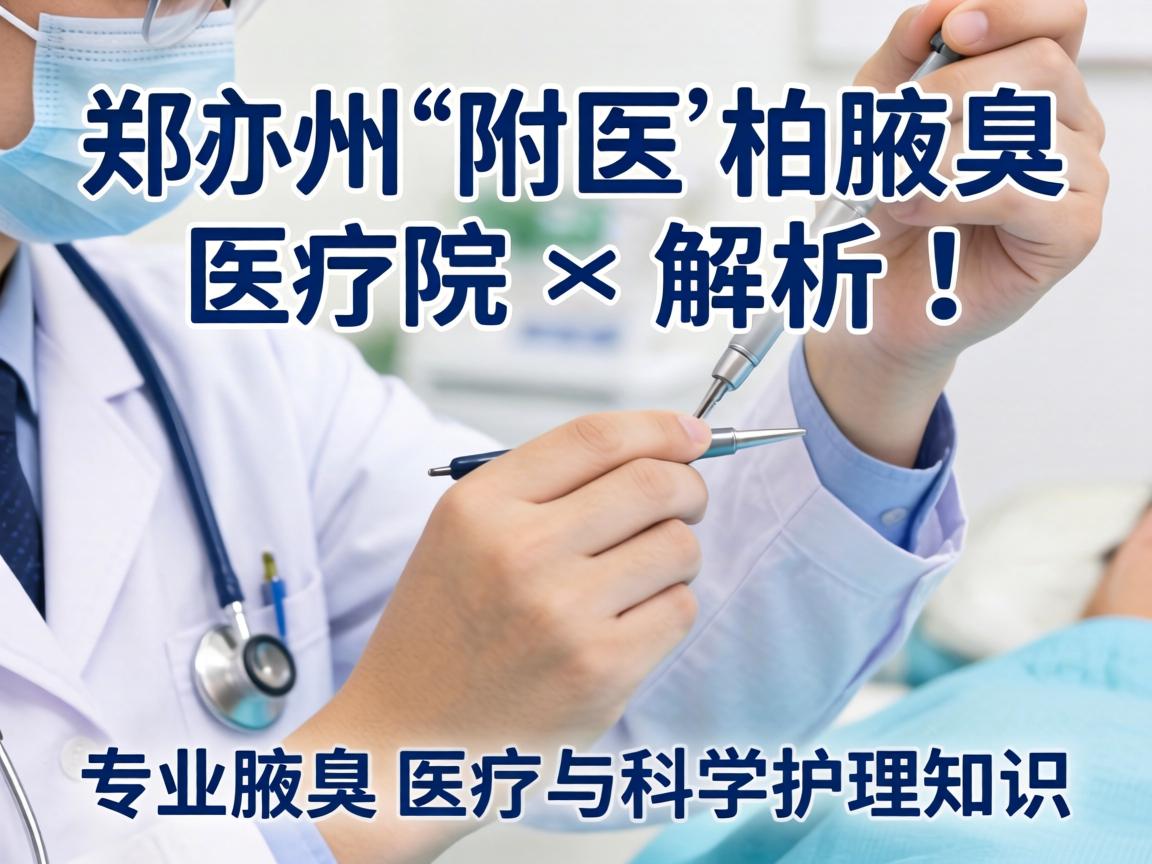 郑州附医腋臭医院解析，专业腋臭医疗与科学护理知识