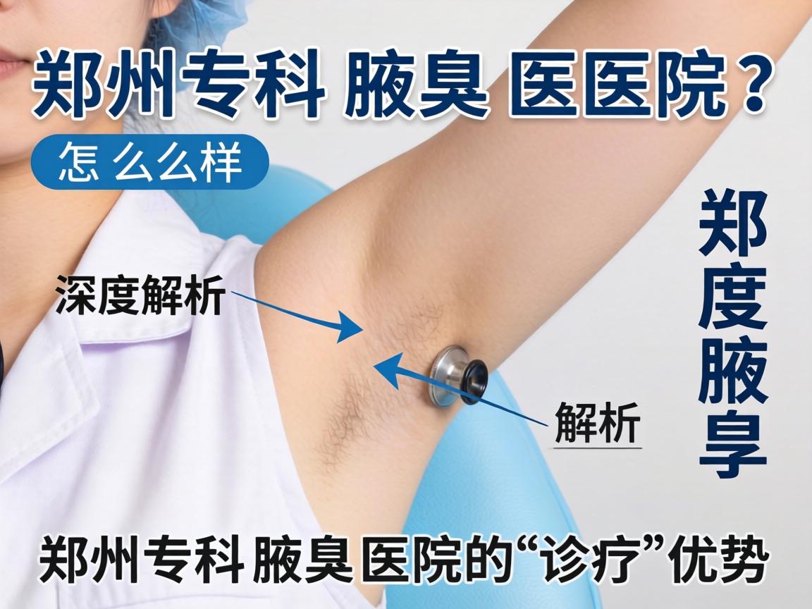 郑州专科腋臭医院怎么样？深度解析郑州专科腋臭医院的诊疗优势