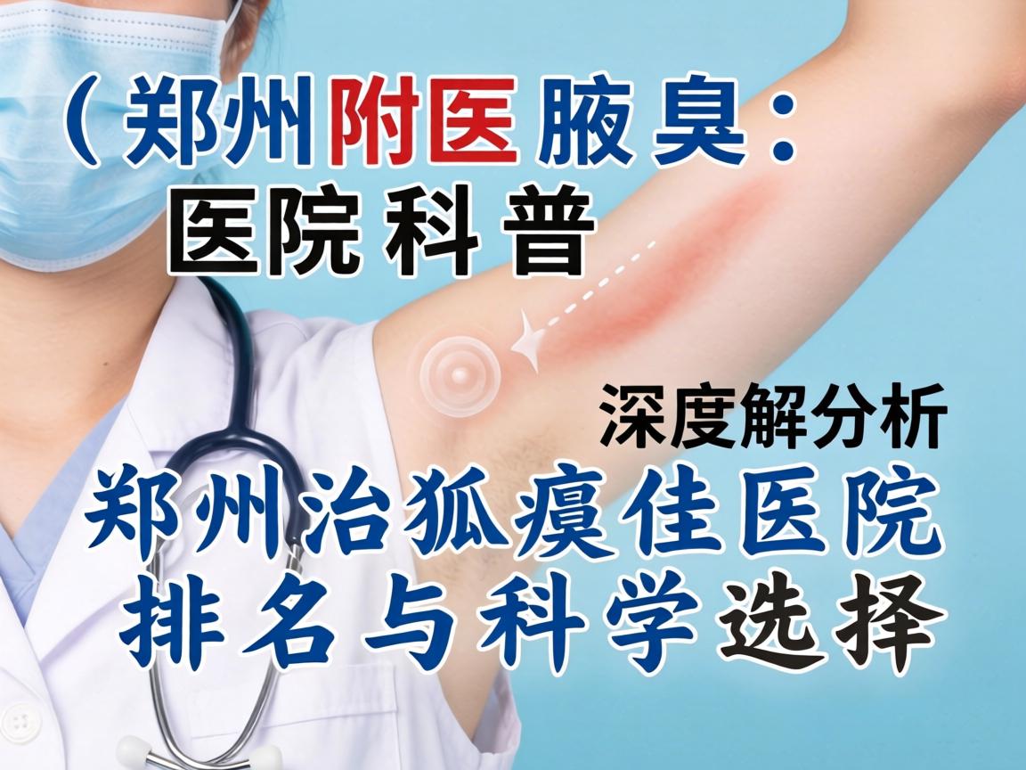 郑州附医腋臭医院科普，深度解析郑州治狐臭佳医院排名与科学选择