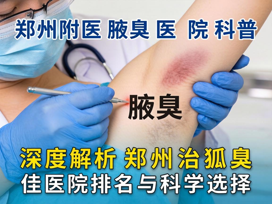 郑州附医腋臭医院科普，深度解析郑州治狐臭佳医院排名与科学选择