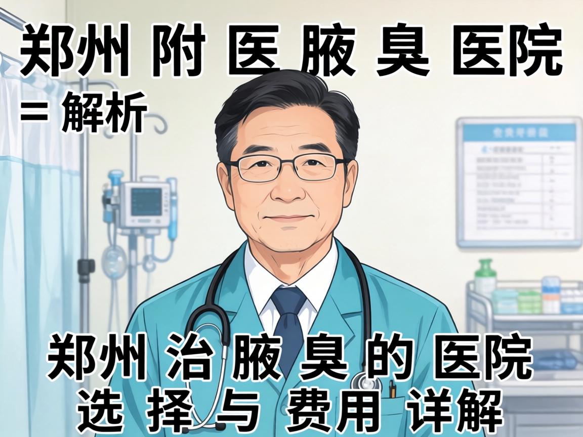 郑州附医腋臭医院解析，郑州治腋臭的医院选择与费用详解
