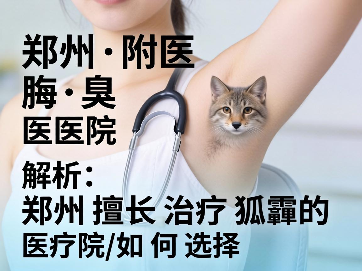 郑州附医腋臭医院解析，郑州擅长治疗狐臭的医院如何选择