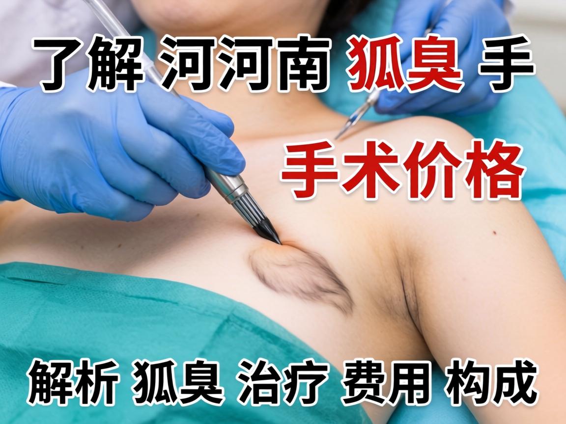 了解河南狐臭手术价格，解析狐臭治疗费用构成