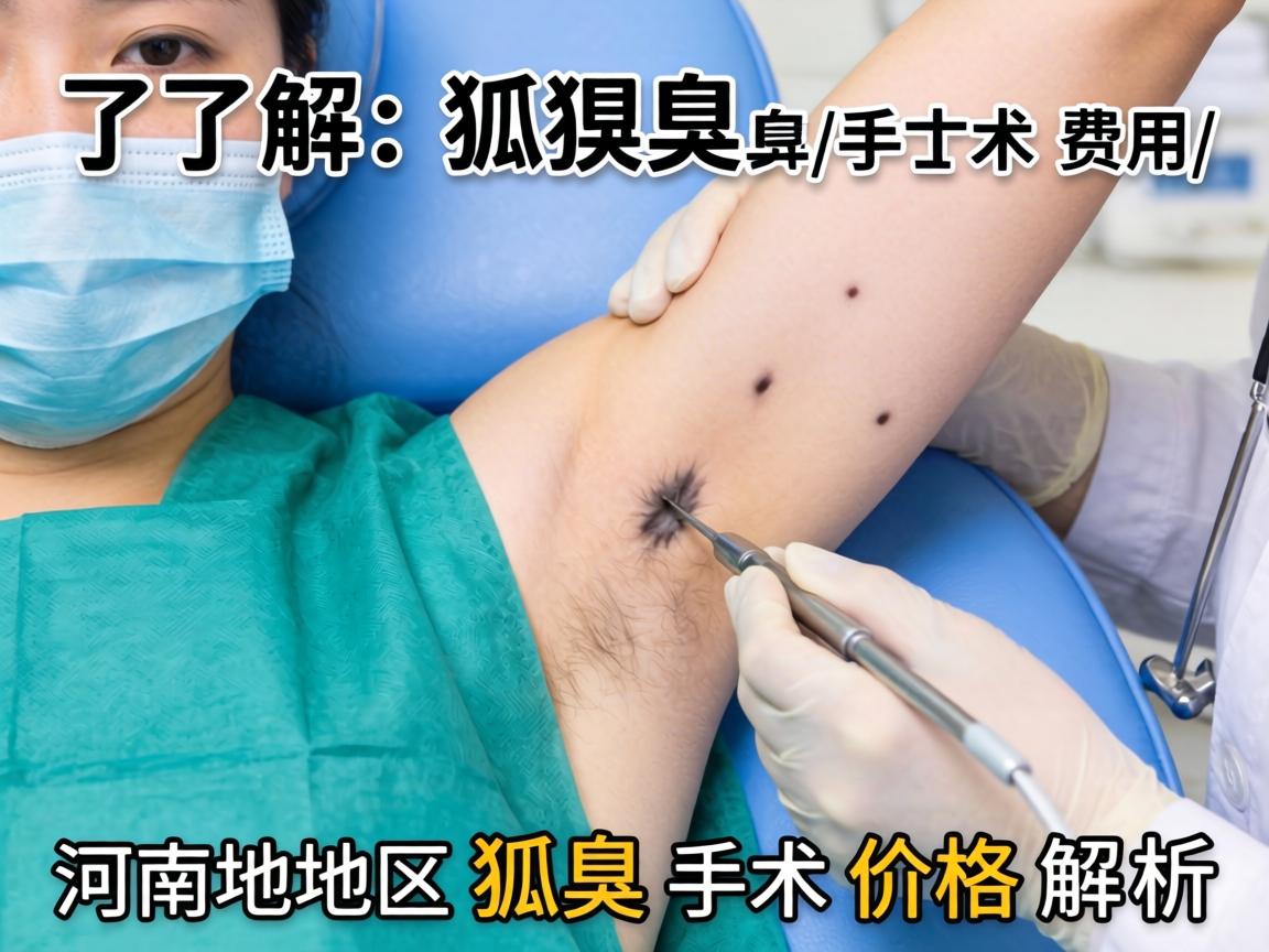 了解狐臭手术费用，河南地区狐臭手术价格解析