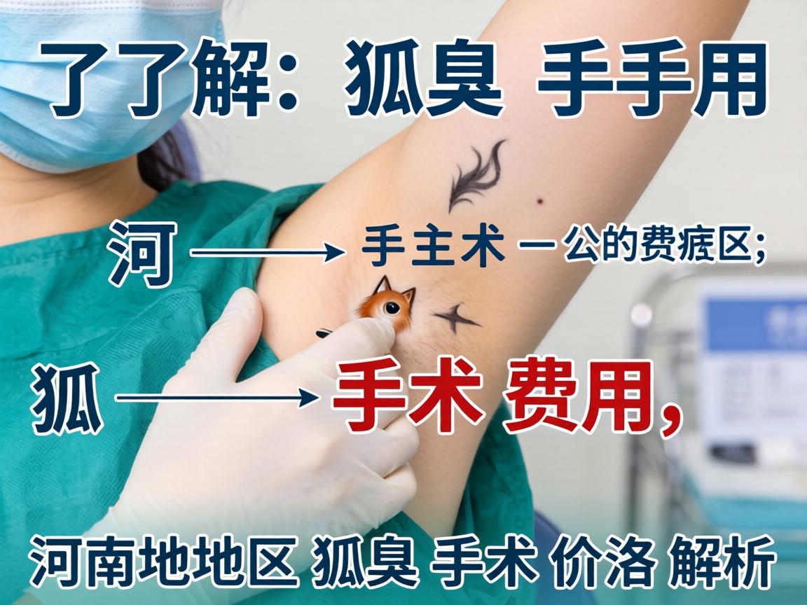 了解狐臭手术费用，河南地区狐臭手术价格解析