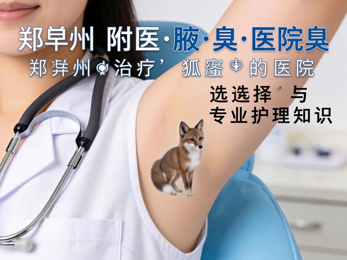 郑州附医腋臭医院解析，在郑州治疗狐臭的医院选择与专业护理知识