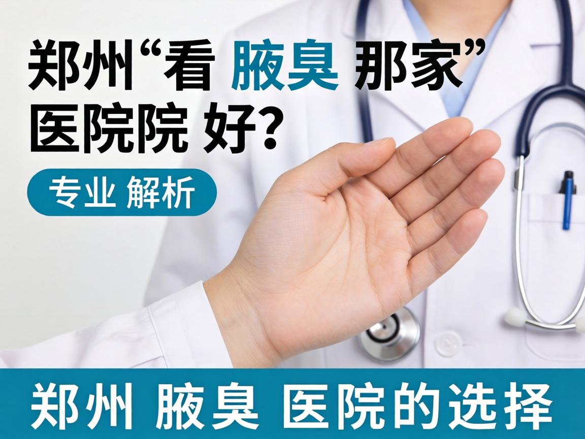 郑州看腋臭那家医院好？专业解析郑州腋臭医院的选择