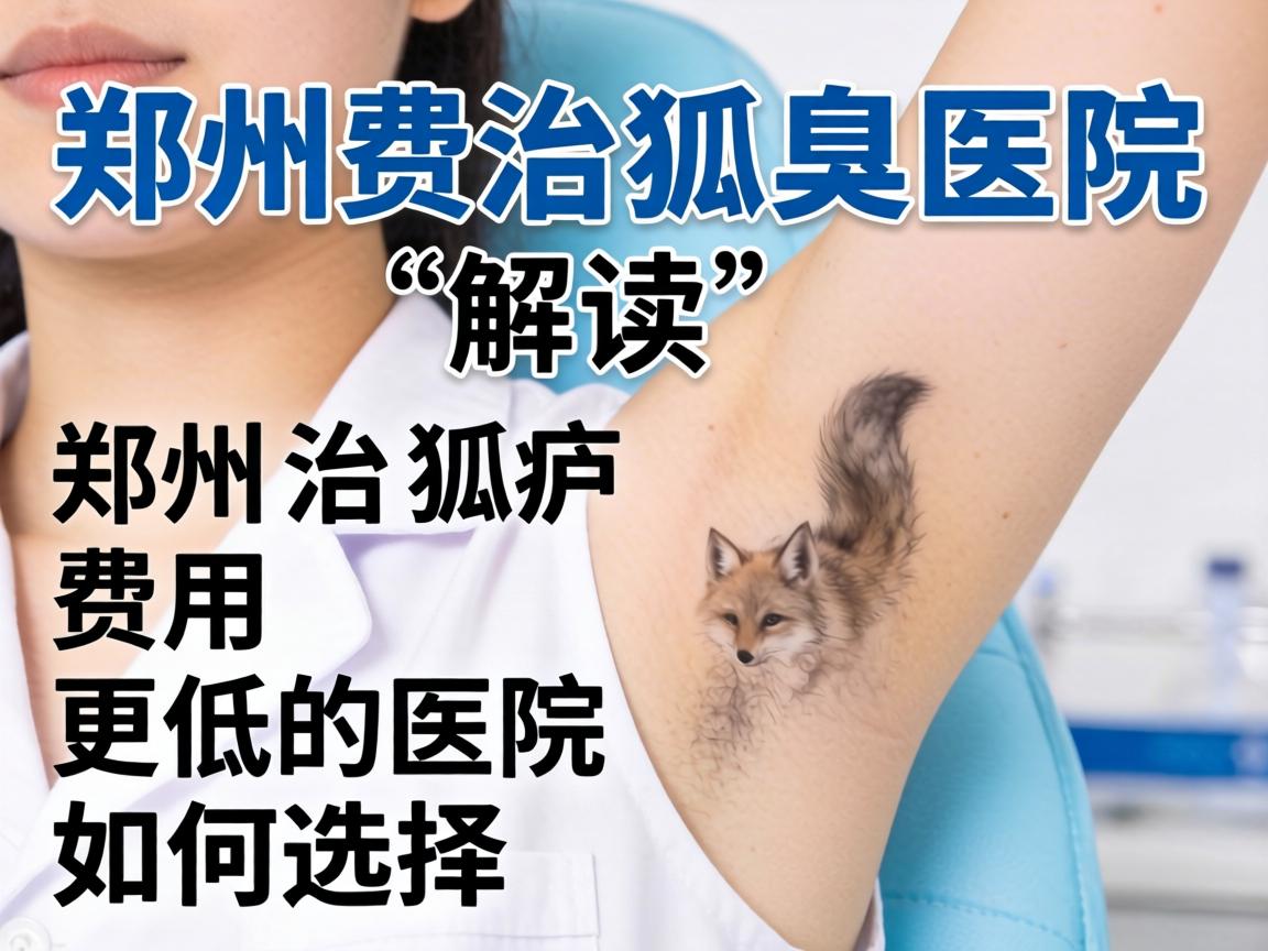 郑州治狐臭医院解读，郑州治狐臭费用更低的医院如何选择