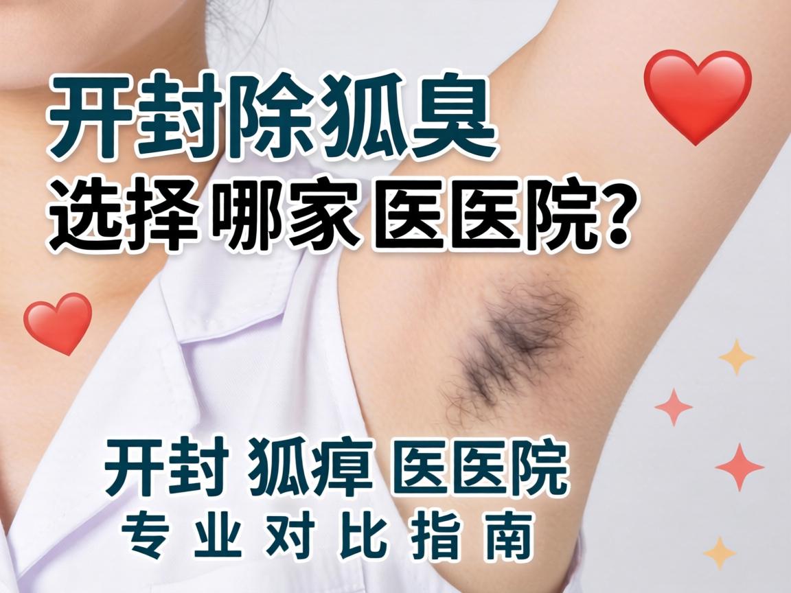 开封除狐臭选择哪家医院？开封狐臭医院专业对比指南