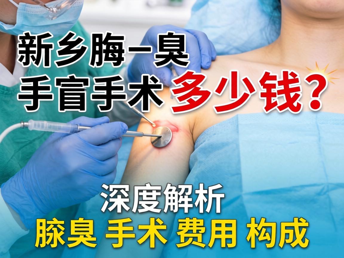 新乡腋臭手术多少钱？深度解析腋臭手术费用构成