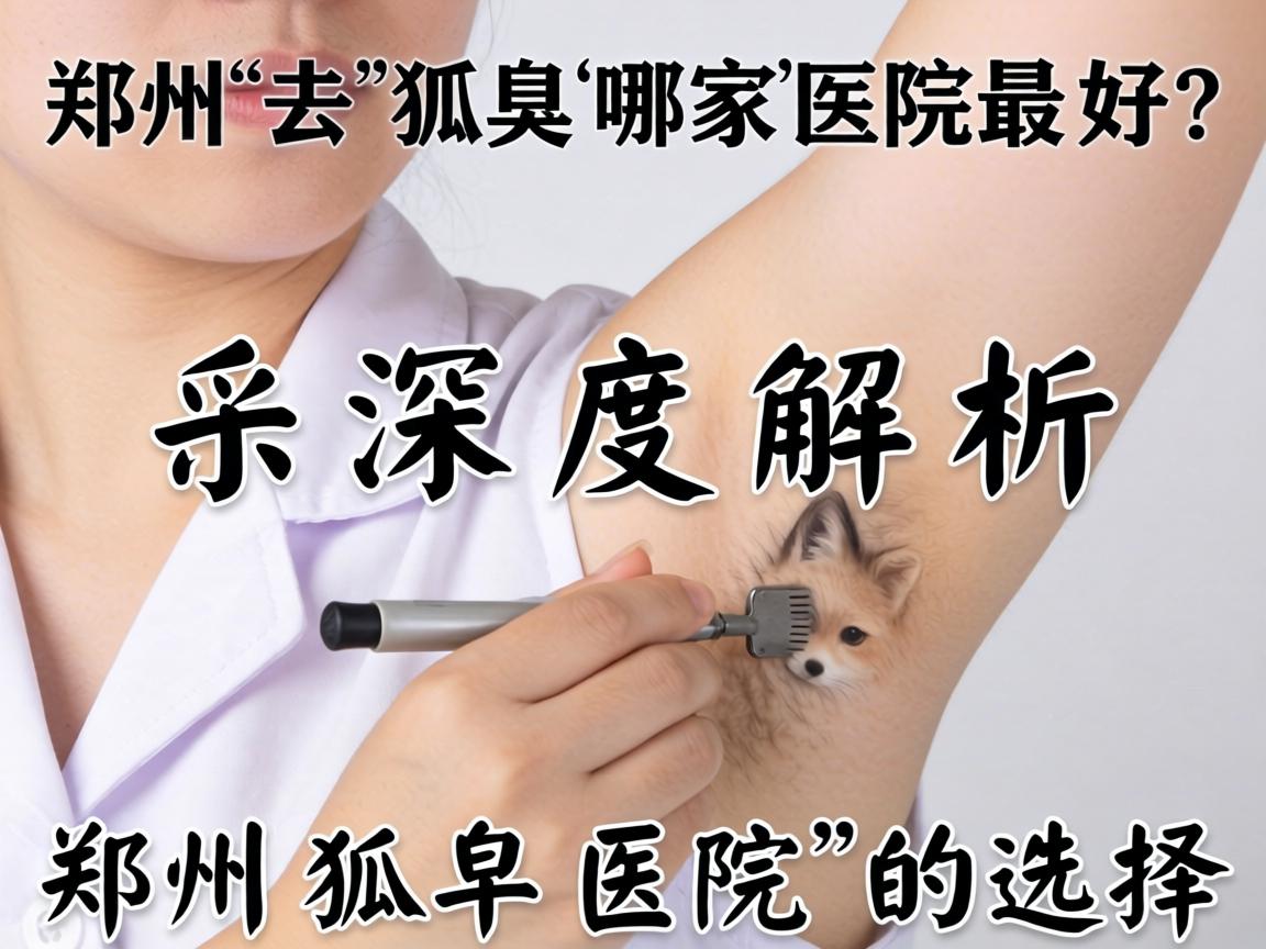 郑州去狐臭哪家医院最好？深度解析郑州狐臭医院的选择
