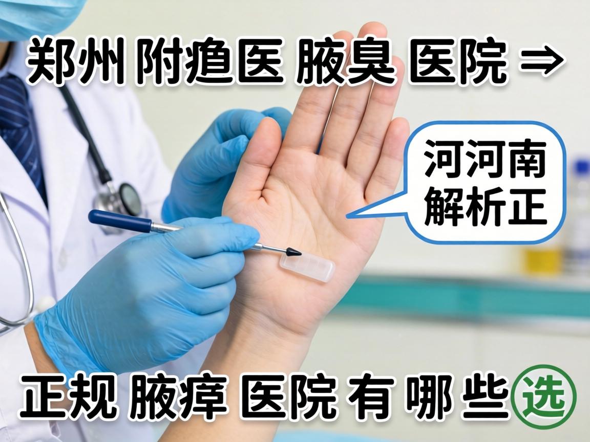 郑州附医腋臭医院解析，河南正规腋臭医院有哪些选择