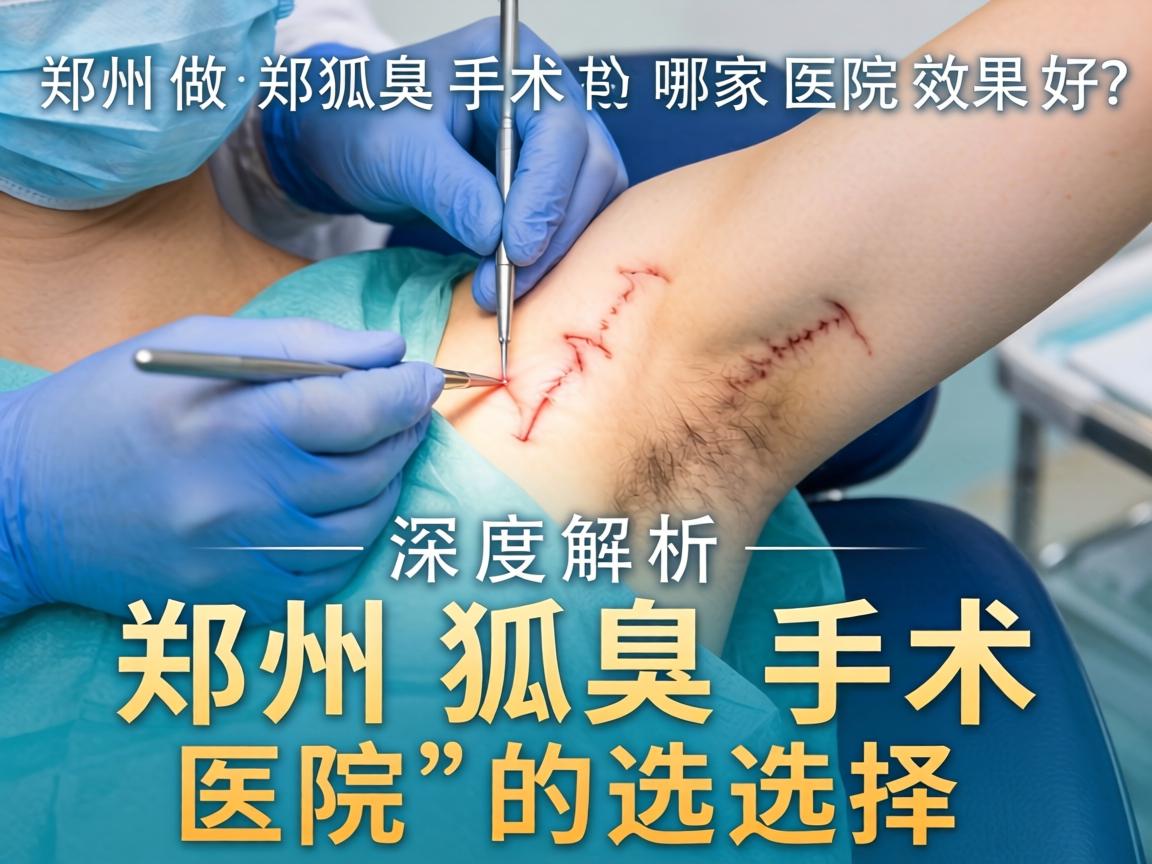 郑州做狐臭手术哪家医院效果好？深度解析郑州狐臭手术医院的选择