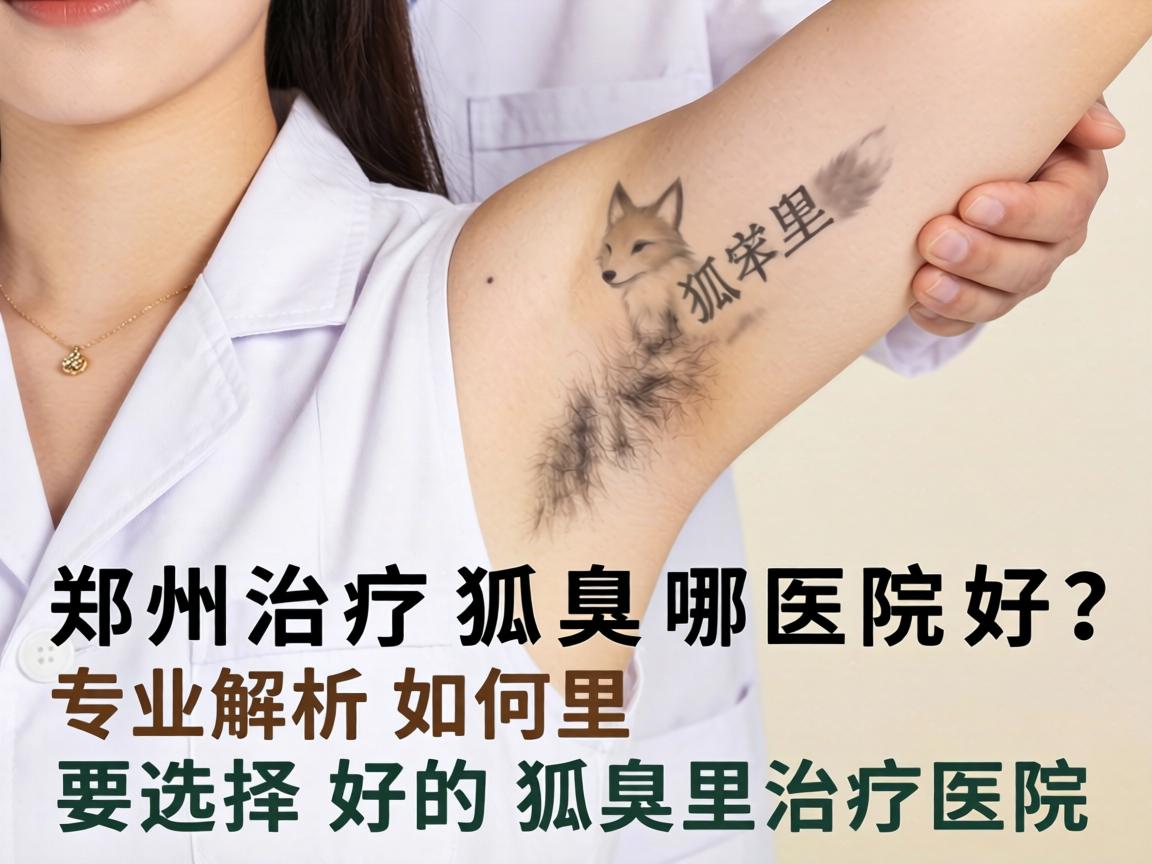 郑州治疗狐臭哪里医院好？专业解析如何选择好的狐臭治疗医院