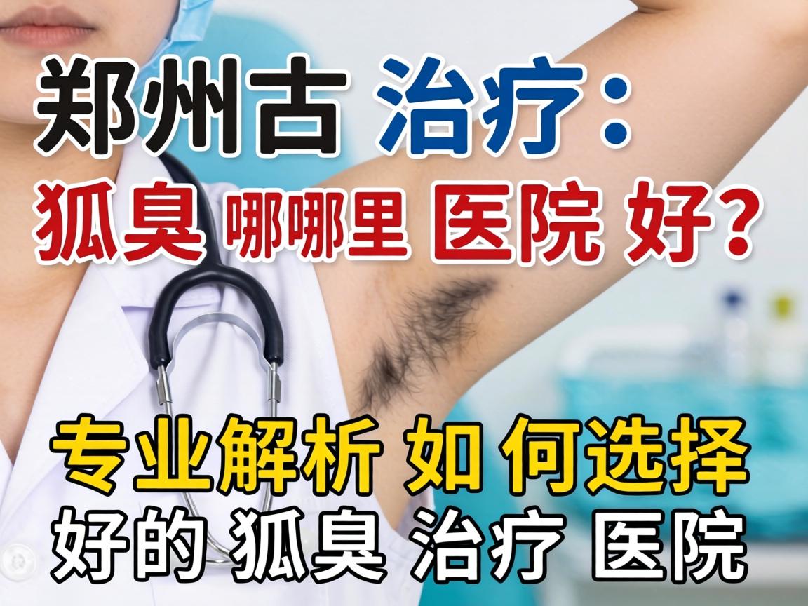 郑州治疗狐臭哪里医院好？专业解析如何选择好的狐臭治疗医院