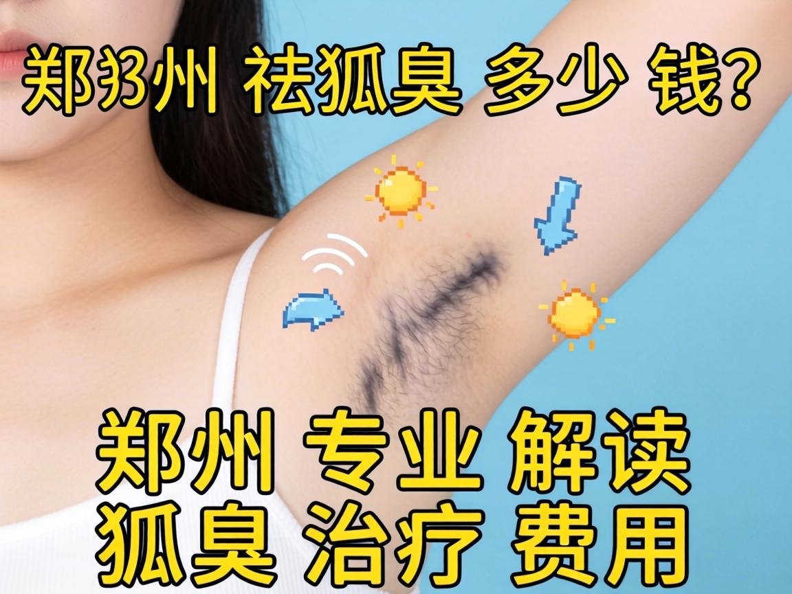 郑州祛狐臭多少钱？郑州专业解读狐臭治疗费用