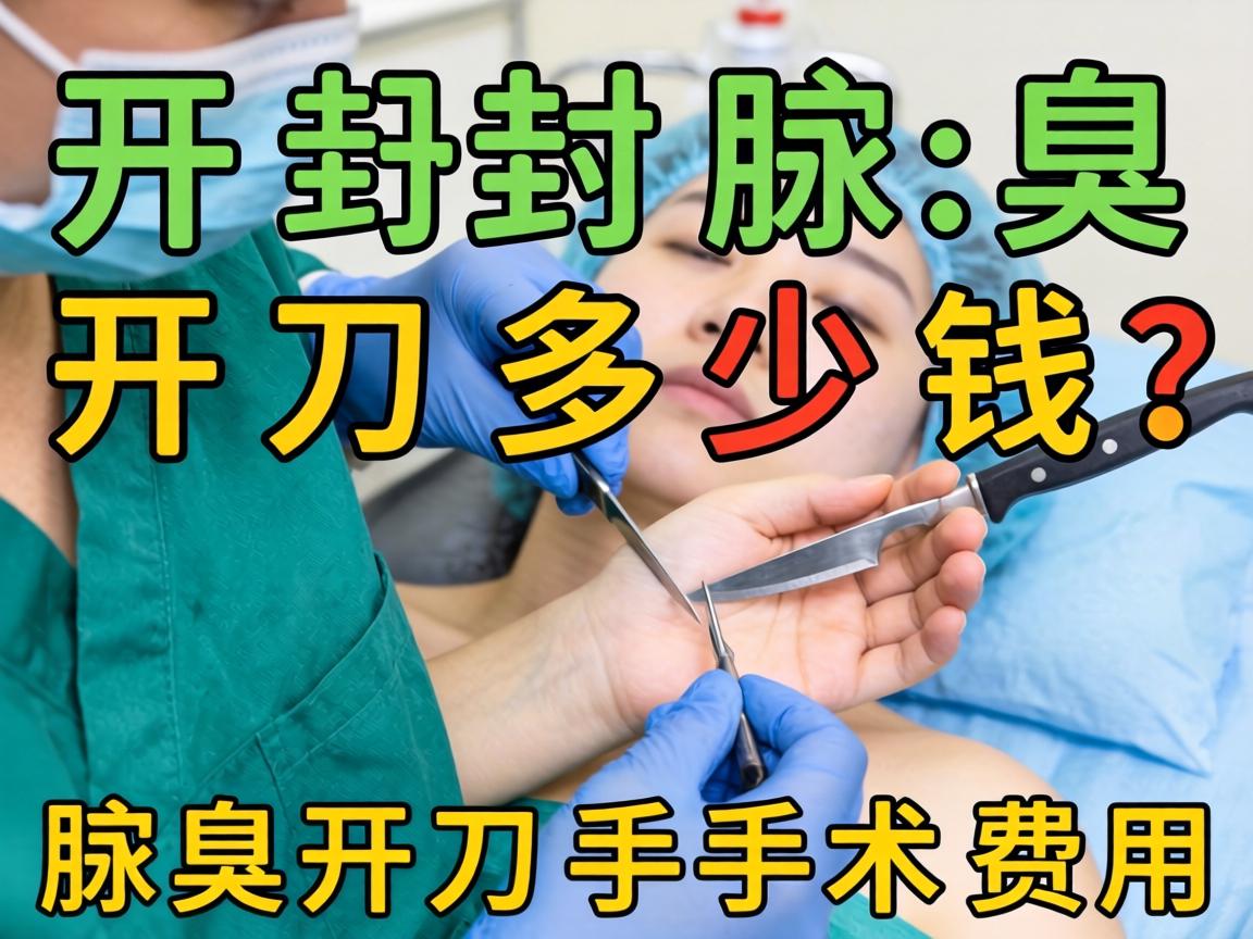 开封腋臭开刀多少钱？详解腋臭开刀手术费用