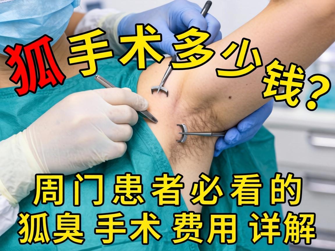 狐臭手术多少钱？周口患者必看的狐臭手术费用详解
