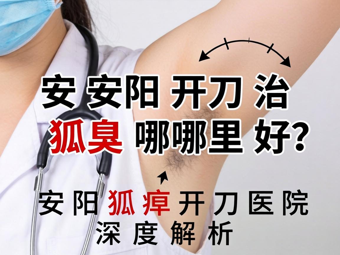 安阳开刀治狐臭哪里好？安阳狐臭开刀医院深度解析