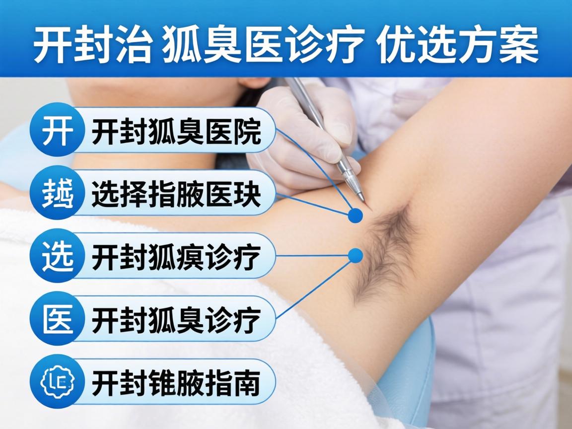 开封治狐臭医院选择指南，详解开封狐臭诊疗优选方案