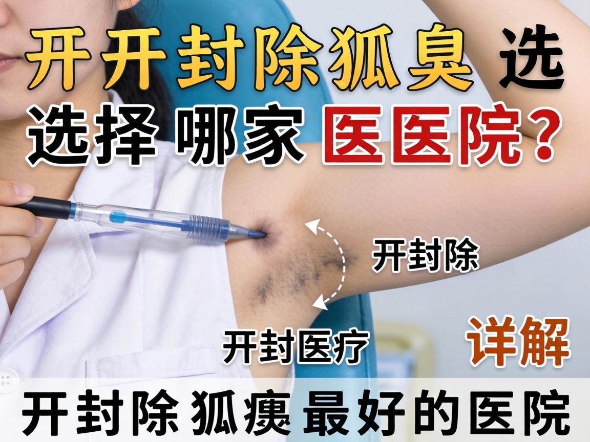 开封除狐臭选择哪家医院？详解开封除狐臭最好的医院