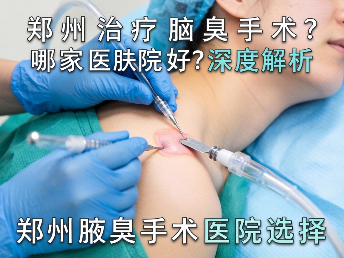 郑州治疗腋臭手术哪家医院好？深度解析郑州腋臭手术医院选择