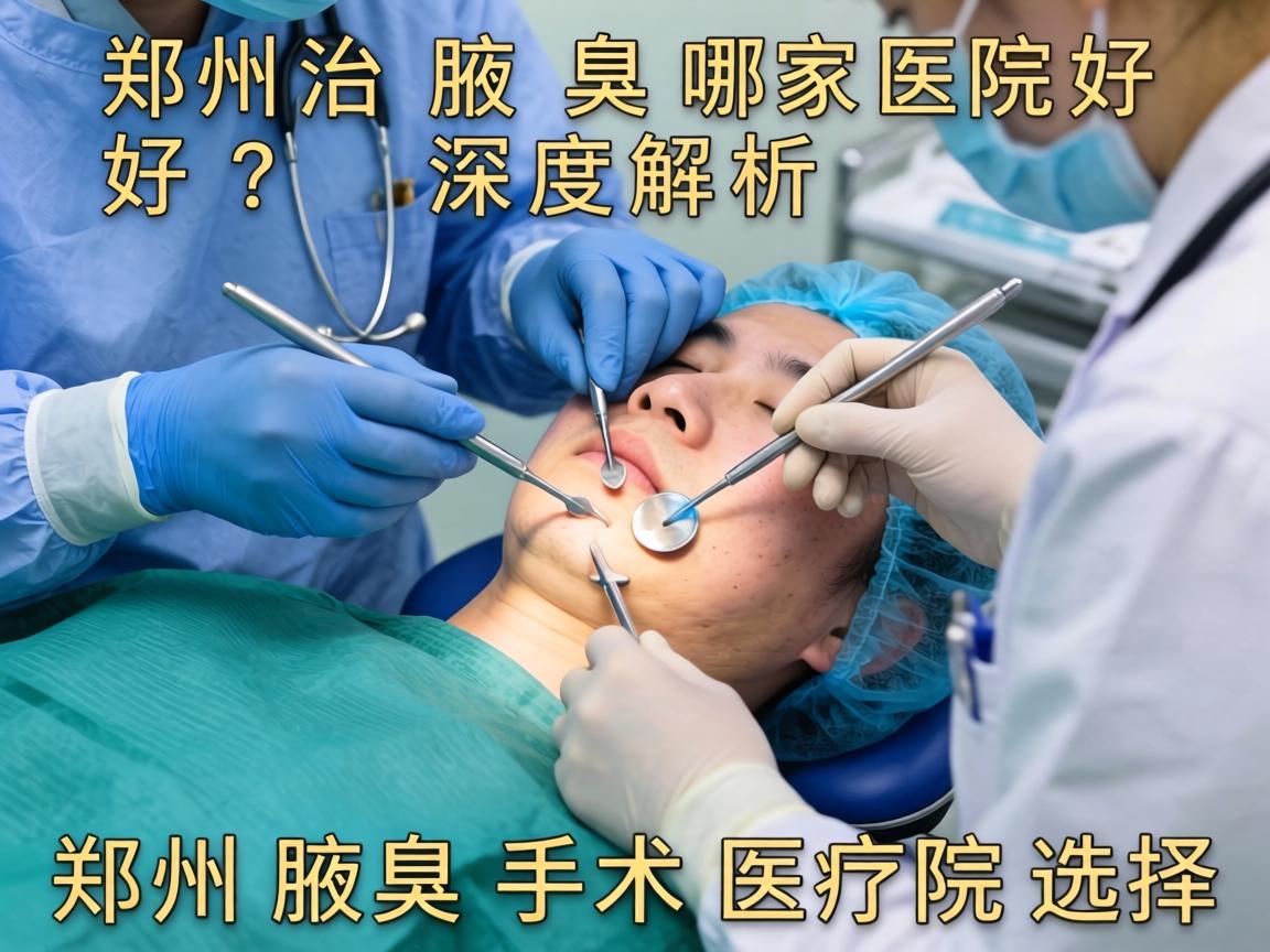 郑州治疗腋臭手术哪家医院好？深度解析郑州腋臭手术医院选择