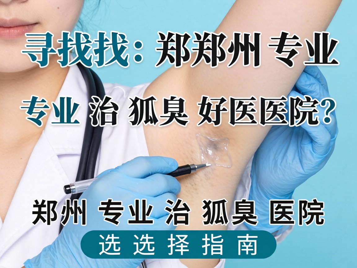 寻找郑州专业治狐臭好医院？郑州专业治狐臭医院选择指南