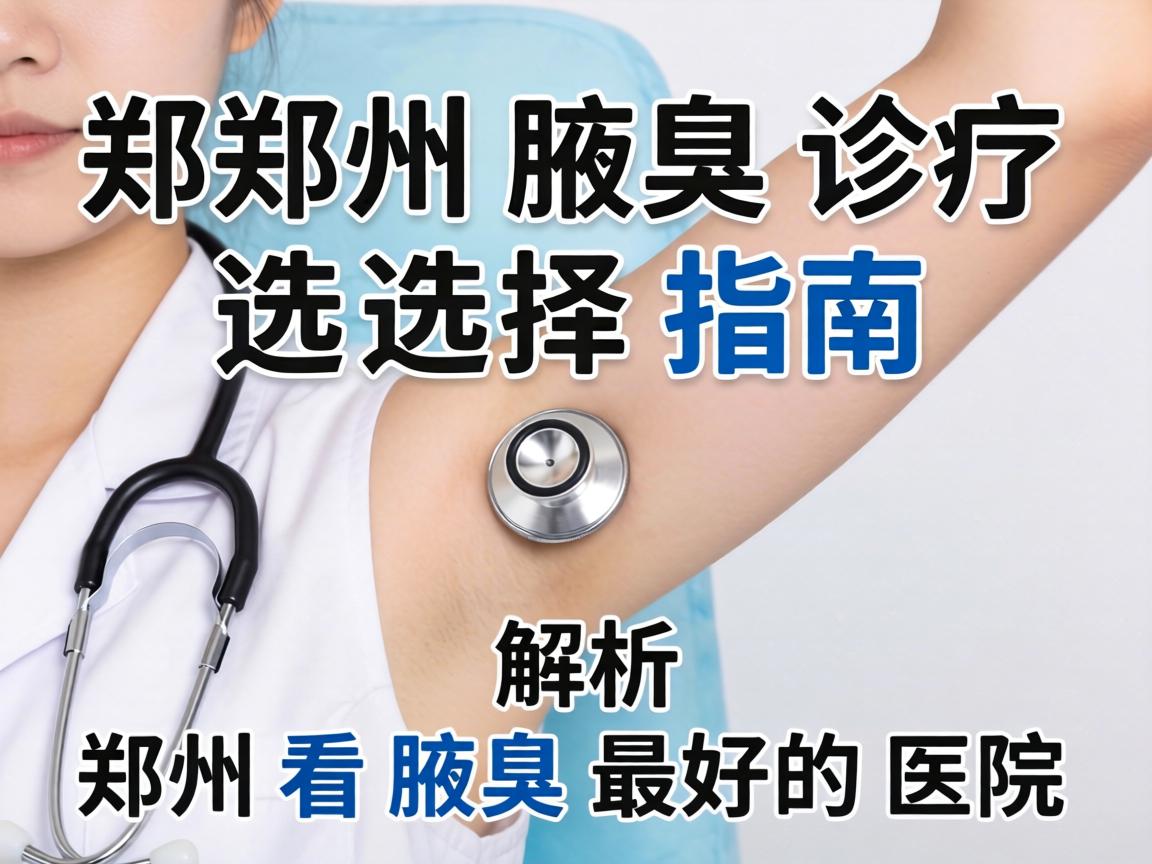 郑州腋臭诊疗选择指南，解析郑州看腋臭最好的医院