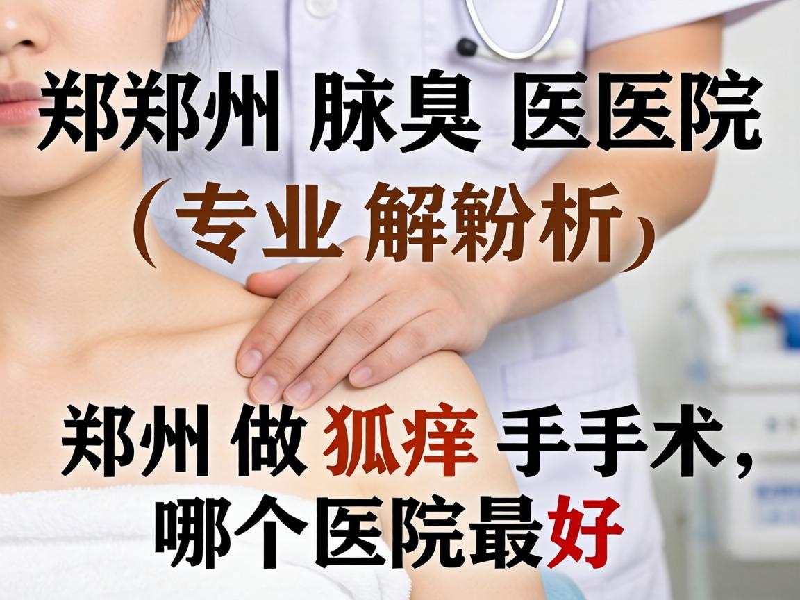 郑州腋臭医院专业解析，郑州做狐臭手术哪个医院最好