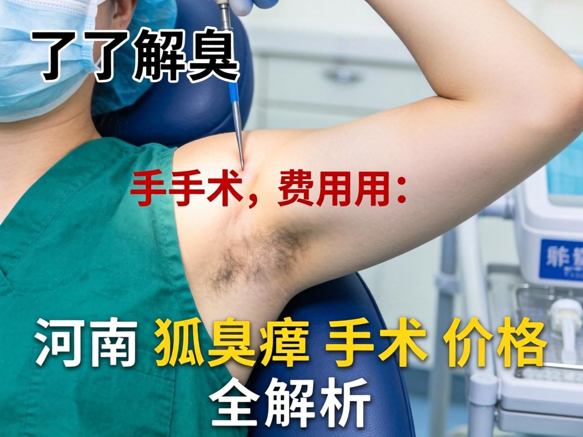 了解狐臭手术费用，河南狐臭手术价格全解析