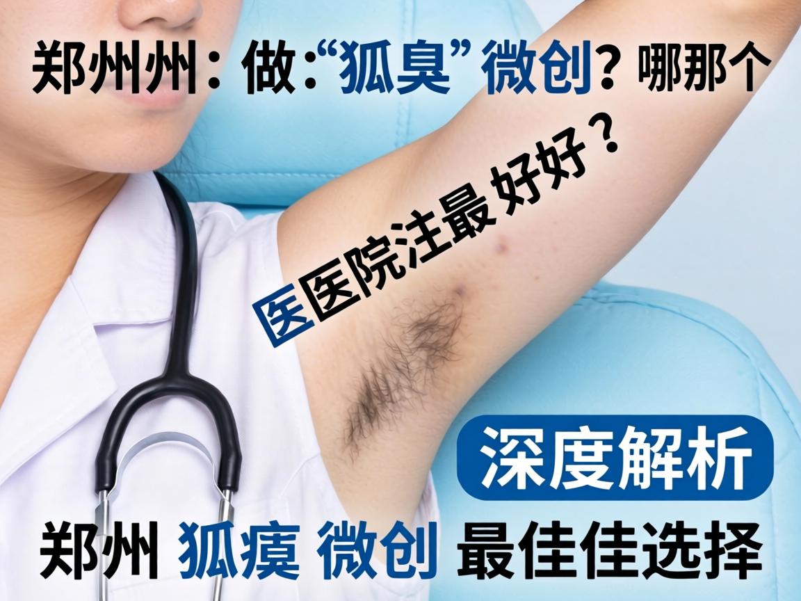 郑州做狐臭微创哪个医院最好？深度解析郑州狐臭微创最佳选择