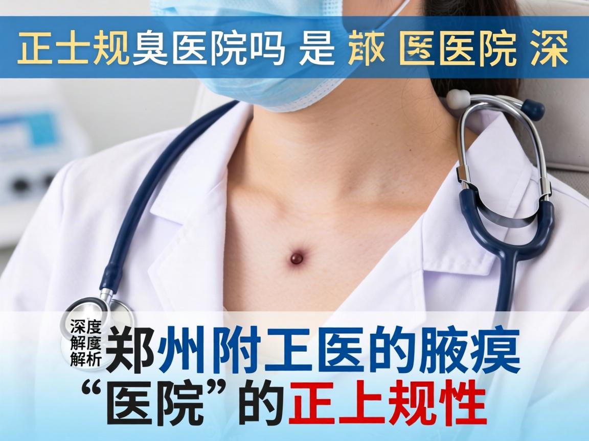 郑州附医腋臭医院是正规医院吗？深度解析郑州附医腋臭医院的正规性