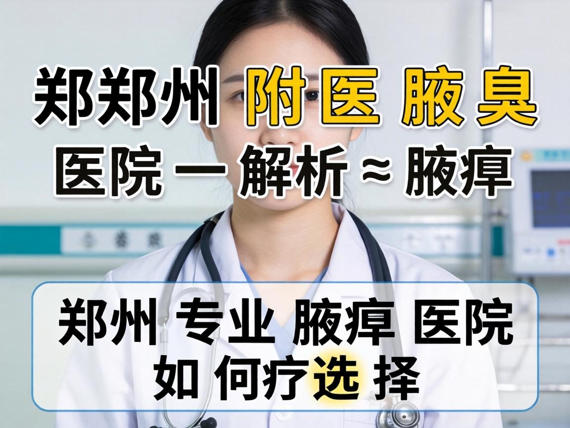 郑州附医腋臭医院解析，郑州专业腋臭医院如何选择