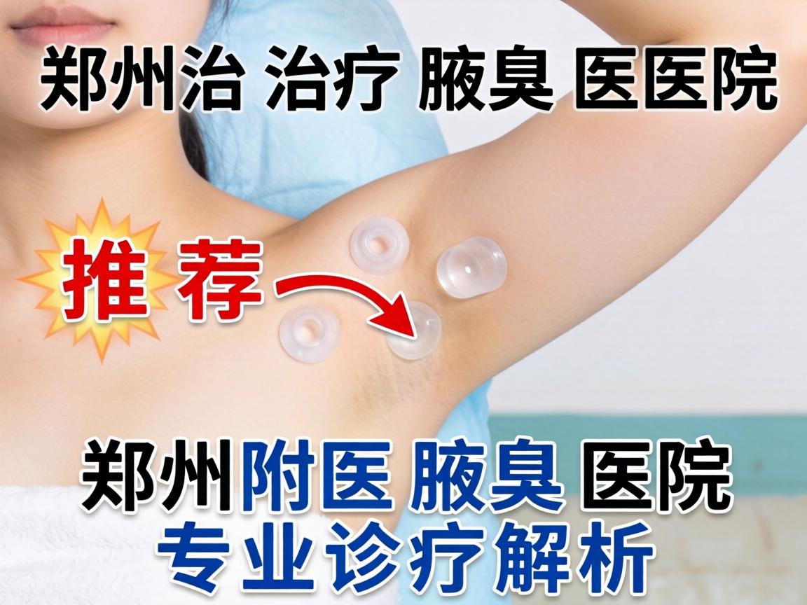 郑州治疗腋臭医院推荐，郑州附医腋臭医院专业诊疗解析