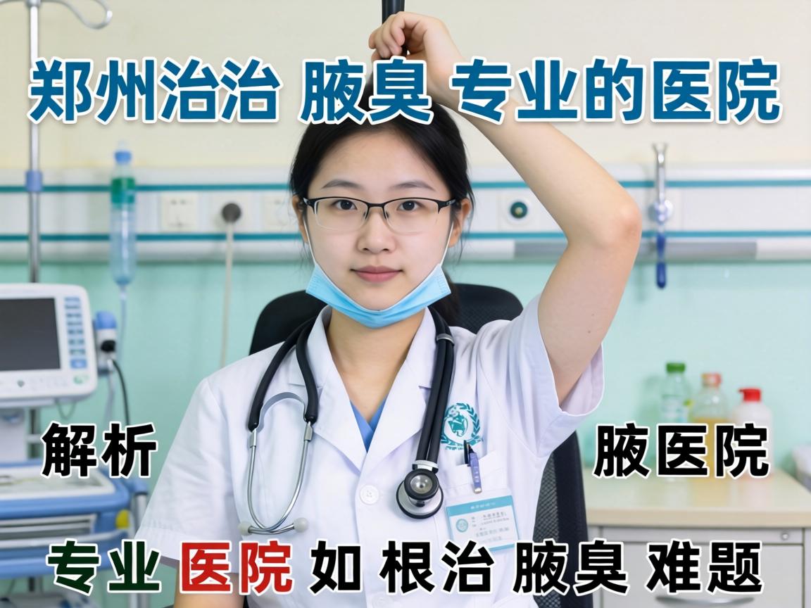 郑州治腋臭专业的医院解析，专业医院如何根治腋臭难题