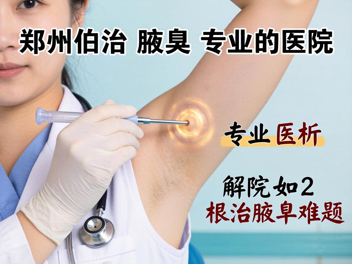 郑州治腋臭专业的医院解析，专业医院如何根治腋臭难题